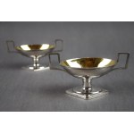 Pair of Classical salt cellars, Pr. 84 silver, Kyiv, 1st half of the 19th century Russian Empire