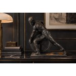 Ernst SEGER (1868 Nowa Ruda - 1939 Berlin), "Blacksmith with wheel," bronze, 1930s.