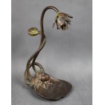 Art Nouveau lamp with Nymph, Paul Lucien Bessin. France.