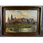 Wladyslaw ZAKRZEWSKI (1903-1944), "Wawel from the side of the Vistula River," Krakow, 1942.