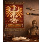 Kilim "Polish Eagle 1582," 1930s. Zakopane or Cracow