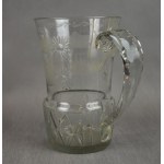 Mug with Karkonosze landscapes, early 19th century, Jelenia Góra, Śnieżka, Cieplice Śląskie, Lower Silesia, Josephinenhütte ?