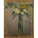 Eugeniusz DĄBROWSKI-DĄBROWA (1870-1941), Interior of the Church / Flowers, 1909. (double-sided)
