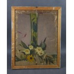 Eugeniusz DĄBROWSKI-DĄBROWA (1870-1941), Interior of the Church / Flowers, 1909. (double-sided)
