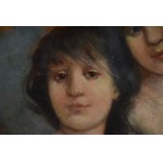 Stanislaw WITKOWSKI, Sisters on a painting palette, early 20th century.