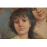 Stanislaw WITKOWSKI, Sisters on a painting palette, early 20th century.