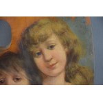 Stanislaw WITKOWSKI, Sisters on a painting palette, early 20th century.