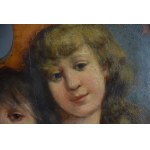 Stanislaw WITKOWSKI, Sisters on a painting palette, early 20th century.