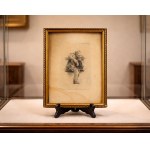 Stanislaw ZAWADZKI (1878 - 1960), Drzemka w ławce, 1912, etching