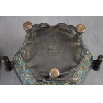 Qilin ladle, Japan, 19th century bronze, champleve enamel;