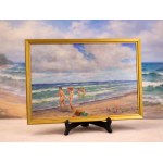 Stanislaw ŻURAWSKI (1889-1976), "Bathing in the Sea," 1930s.