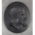 Czeslaw MAKOWSKI (1873-1921), Henryk Sienkiewicz medallion, 1896.