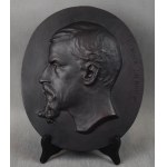 Czeslaw MAKOWSKI (1873-1921), Henryk Sienkiewicz medallion, 1896.