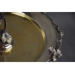 Pair of fruit platters with Cupids, Silver, 19th century, Germany, weight: 2280 g.