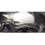 Pair of fruit platters with Cupids, Silver, 19th century, Germany, weight: 2280 g.