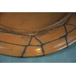 Grand plat Hutsul, Kolomyja ?, 19e siècle. 40 cm !