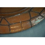 Grand plat Hutsul, Kolomyja ?, 19e siècle. 40 cm !