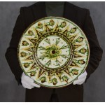 Large Hutsul platter, Kolomyja ?, 19th century. 40 cm!