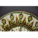 Grand plat Hutsul, Kolomyja ?, 19e siècle. 40 cm !