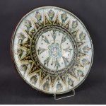 Grand plat Hutsul, Kolomyja ?, 19e siècle. 40 cm !