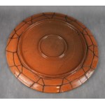 Grand plat Hutsul, Kolomyja ?, 19e siècle. 40 cm !