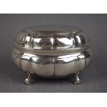 Baroque Sugar Bowl, Silver, Germany, 1st half of the 18th century.