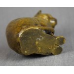 Figurine en bronze Chat assis, début du 20e siècle, Vienne ?