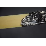 Automobile Paper Knife, Pr. 84 Silver, Russia, St. Petersburg, 1911.
