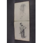 Jan Kazimierz KAUZIK (1860-1930), Sketchbook, 2nd half of 19th century (23 drawings)
