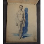 Jan Kazimierz KAUZIK (1860-1930), Sketchbook, 2nd half of 19th century (23 drawings)