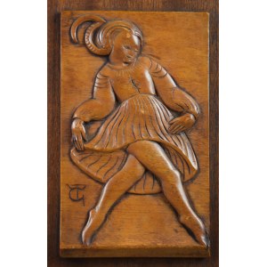 Teodor GAJEWSKI (1902-1948), Dancer, wood, 1945.