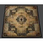 Art Deco style plush tablecloth, 1930s.