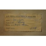 Jerzy TYSKI (1901-1943), Květy, Lvov, 30. léta 20. století. Vystaveno v TPSP v Krakově