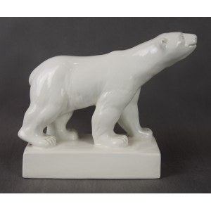 Polar Bear statue, Jozef Czeladz, 1930s.