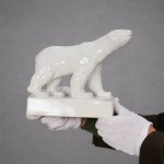 "Polar Bear" statue, Jozef Czeladz, 1930s.