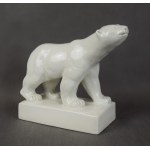 Polar Bear statue, Jozef Czeladz, 1930s.