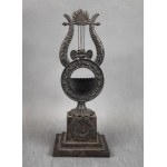 Empire style pocket watch stand, cast iron, Gliwice, Berlin, circa 1830.