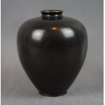 Vase with Torii gate motif, bronze, Japan, Meiji, circa 1900.
