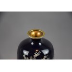 Vase, Hayashi Yojiro, cloisonné enamel, Japan, Nagoya, Meiji, Signed, ca. 1900.