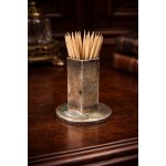 Art Deco toothpick, Norblin, Warsaw, plater, 1930s.