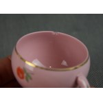 Coffee service Kula, Ćmielów, 1930s. pink porcelain, Art Deco