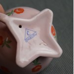 Coffee service Kula, Ćmielów, 1930s. pink porcelain, Art Deco