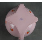 Coffee service Kula, Ćmielów, 1930s. pink porcelain, Art Deco