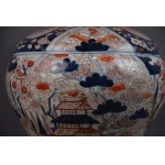 Large Imari style vase, Samson, Paris, 19th century.