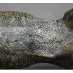 Viennese bronze, Hunting Dog, ca. 1900 Signed