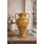 "Faith, Hope, Love" vase, signed K.H. 1910. Poland