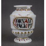 Glass pharmacy container, 18th century (damaged)