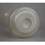 Glass creamer Souvenir from Vilnius, 1920s. L. Zebłocki and co.