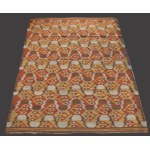 Art Deco kilim, geometric, Poland, 1930s.