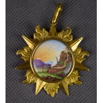 Freemasonry, Polish Freemasonry, Order of the Lodge of the Rising Sun + Songbook + pouch + sash, Lomza 1816. UNIQUE